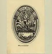 Bookplate for "The Explorers Club"