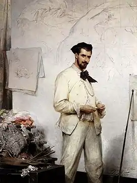 Portrait of painter Georges Clairin, Musée des Augustins d'Hazebrouck [fr].