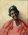 A young woman from Bou Saâda, Algeria, date unknown