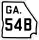 State Route 54B marker