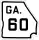 State Route 60 marker
