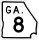 State Route 8 Alternate marker