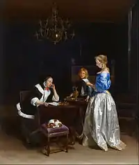 The Letter, by Gerard ter Borch, Royal Collection
