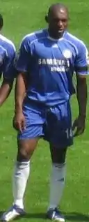 Cameroon player Geremi Njitap at Chelsea, previously played for Cerro Porteño