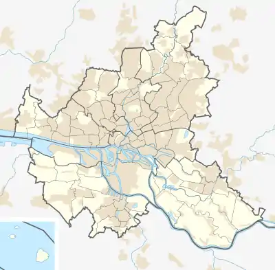 Harburg  is located in Hamburg