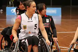 Johanna Welin in the game against Japan
