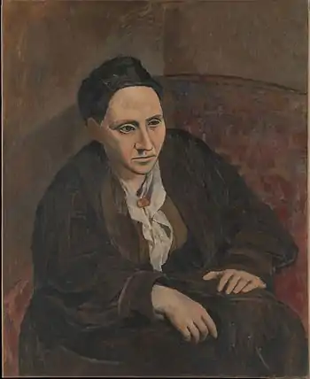 Portrait of Gertrude Stein, 1906, Metropolitan Museum of Art