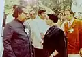 ABA Ghani Khan Choudhary with Indian Prime Minister Indira Gandhi