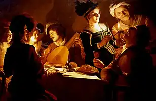 Supper with a Lute Player