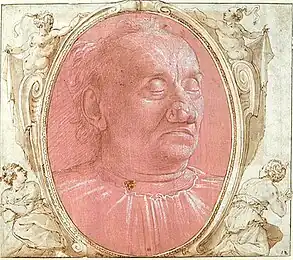 Domenico Ghirlandaio, Head of an Old Man, c. 1490