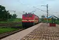 Gondwana Express arriving at Ghoradongri railway station.