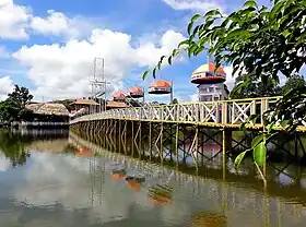 A tourist area in Gia Nghia city