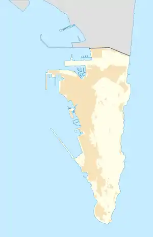 Wellington Front is located in Gibraltar