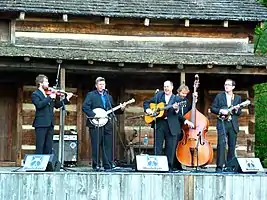 The Gibson Brothers playing at MerleFest in 2010