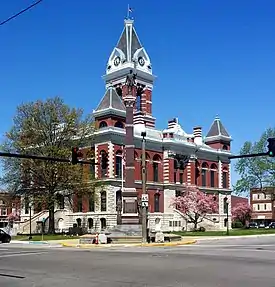 Southeast Corner and Civil War monument.