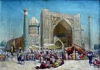 The Bazaar in Samarkand, c. 1890s