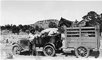 A Gila Forest Ranger with his outfit, 1928