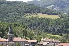 A general view of Gilhoc-sur-Ormèze