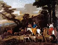 Jacob leading the Flocks of Laban