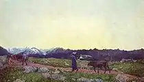 Alpine Triptych: Nature, 1898–99