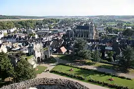 City as seen from the castle terrasse