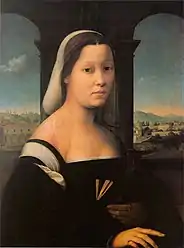 Ascribed to Giuliano Bugiardini and others, Portrait of a Lady, c.1510