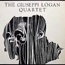 The Giuseppi Logan Quartet, Black and White deco art circa 1960