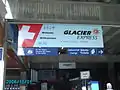 Glacier Express welcome sign.