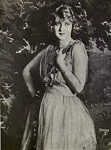 Gladys Coburn on page 47 of the August 1921 Illinois Central Magazine.