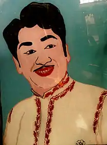 Glass paint of Akkineni Nageswara Rao