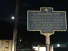 a picture of the marker with the full moon in the background