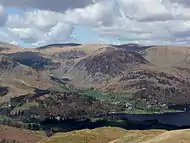 The east ridge of Stybarrow Dodd above Glenridding, seen from Angletarn Pikes