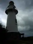 Gloomy sky over the lighthouse in Basco