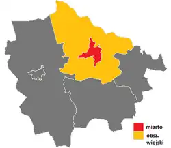 Location of Gmina Sieraków