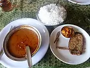 Fish-curry-rice from the village