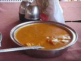 Goan prawn curry, a popular dish throughout the state