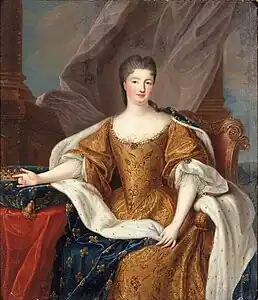 Marie Anne, Princess of Condé; Madame la Duchesse due to the Condé loss of Mme la Princesse to the House of Orléans