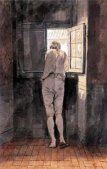 Goethe at the Window of Tischbein's flat in Rome (1787)