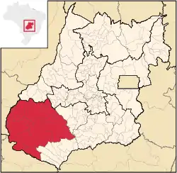 Location in Goias state