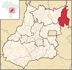 Location in Goias state