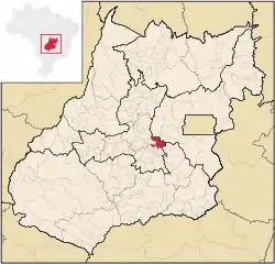 Location of Anápolis, Goiás