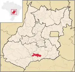 Location of Goiatuba
