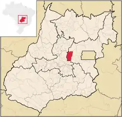 Location of Pirenópolis