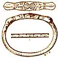 Moșna 1 – A Dacian gold bracelet dated to the Hallstatt period. Moșna, Sibiu County