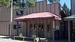 Building of former gold rush mining town