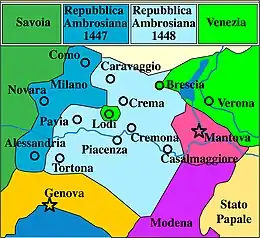 Location of Ambrosian Republic