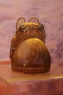 Golden crown (replica) excavated from Dingling (定陵) Mausoleum