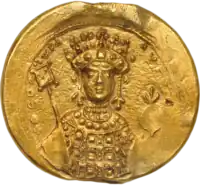 Golden seal of Theodora, 1056