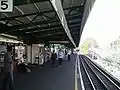 Southbound platform 5 prior to lift installation works (2005)