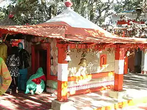 Golu Devta temple, at Ghorakhal near Nainital.